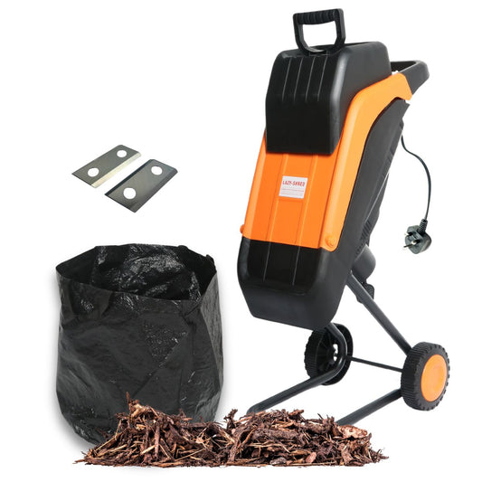 Lazy-Shred - Electric Garden Shredder with Collection Bag