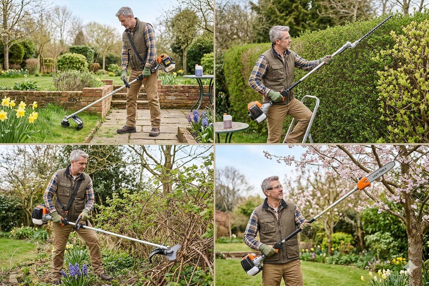 Gardenator 5000 - Petrol 5-in-1 Multi Tool - 33cc